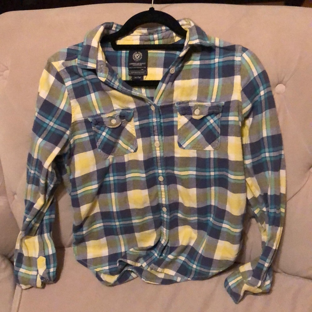 Flannel sweater